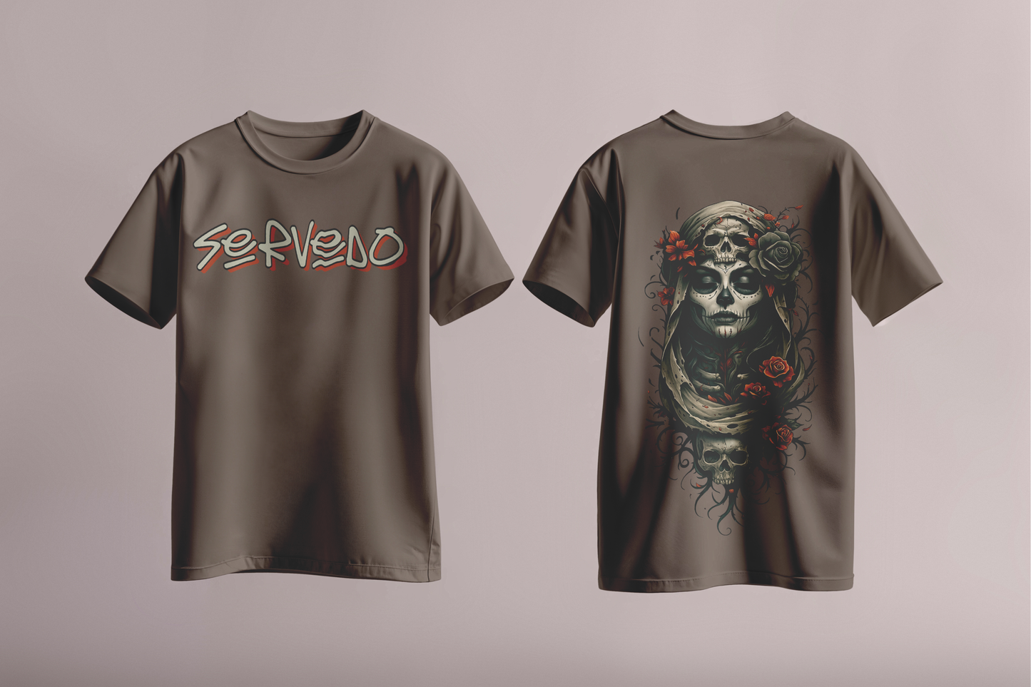 T-shirt "Servedo - Muerte Obscura” collezione "Santa Muerte"