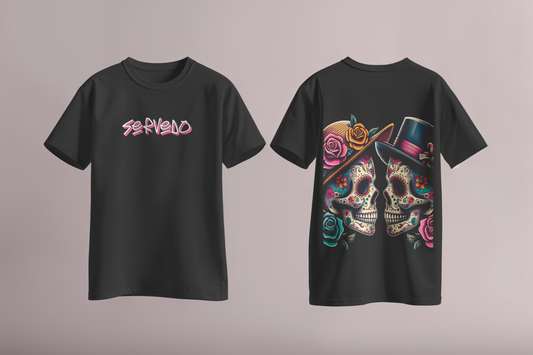 T-shirt "Servedo Amor Eterno” – Streetwear Iconico "Skull Visions Collection"